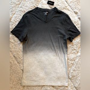 Express men’s v-neck ombré t-shirt
